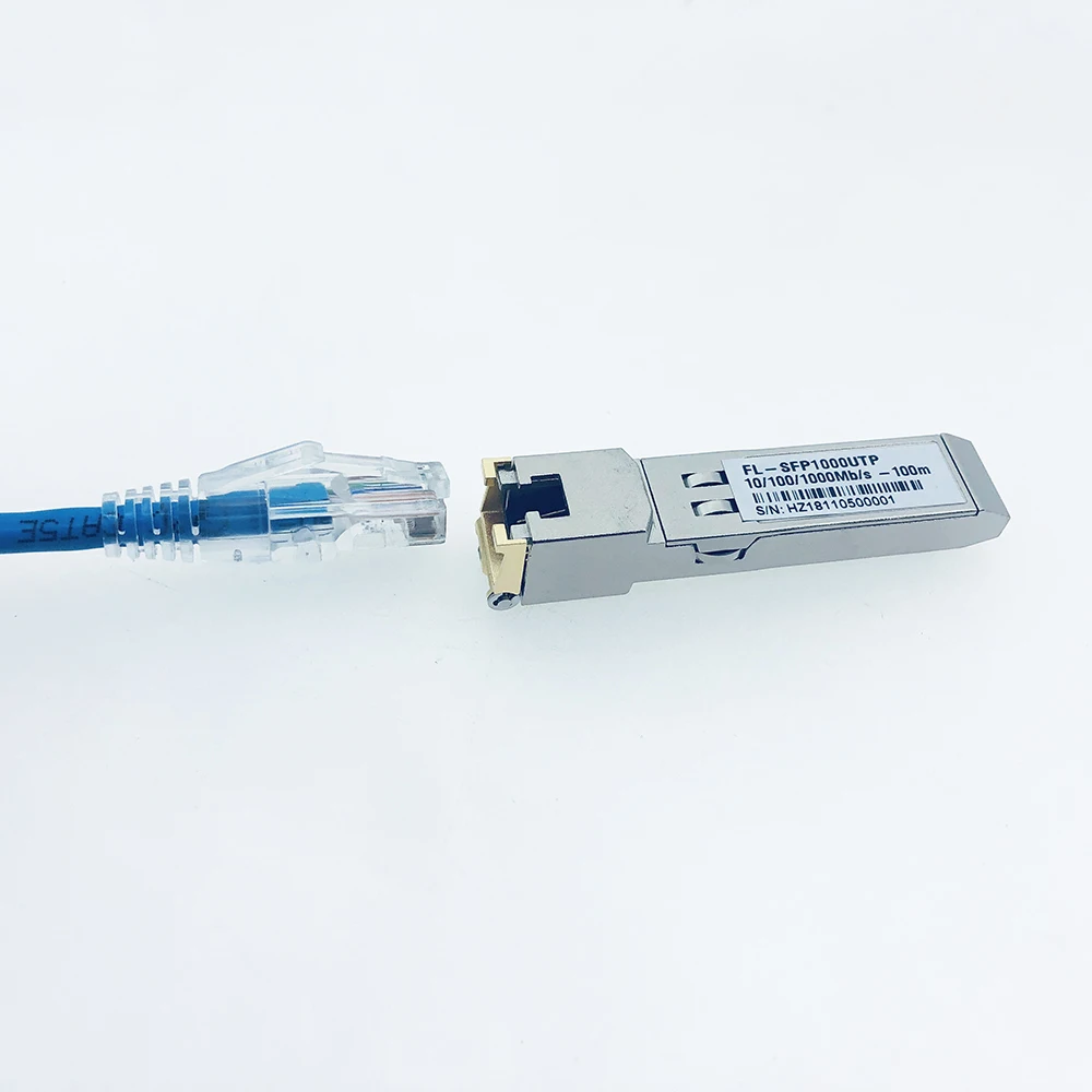 5pcs10/100/1000 м авто переговорный конвертер sfp в rj45 ethernet для gpon epon OLT горячий