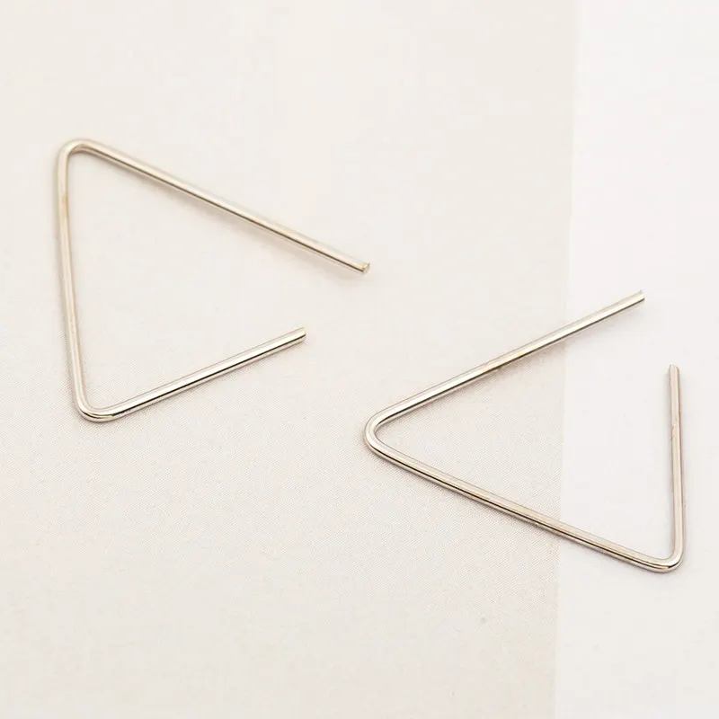 Женские треугольные серьги в стиле ретро геометрические ювелирные изделия