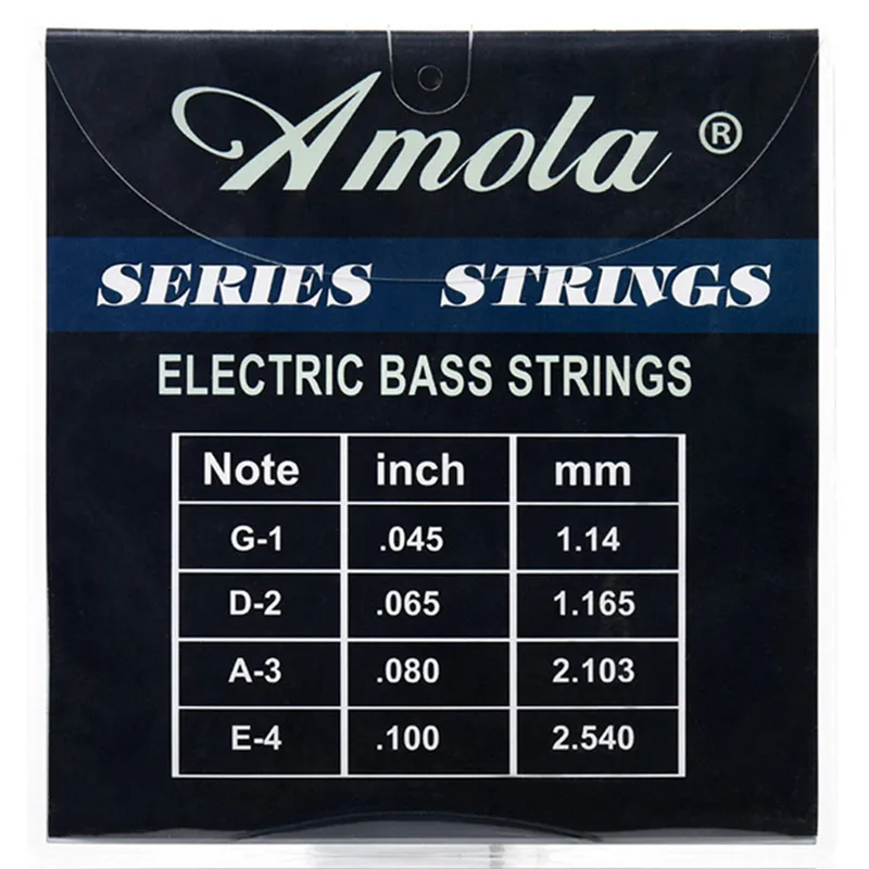 Amola AS100 045 100 Обмотка из никелевого сплава 4 электрических бас гитары детали