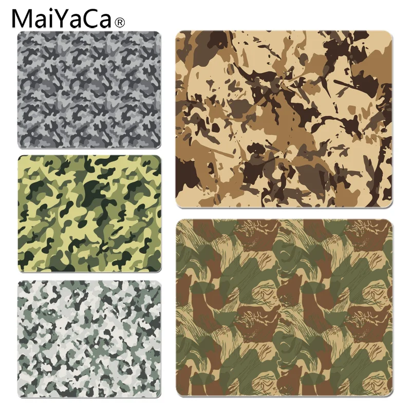 

MaiYaCa Boy Gift Pad Camouflage Pattern Anti-Slip Durable Silicone Computermats Size for 18x22cm 25x29cm Rubber Mousemats