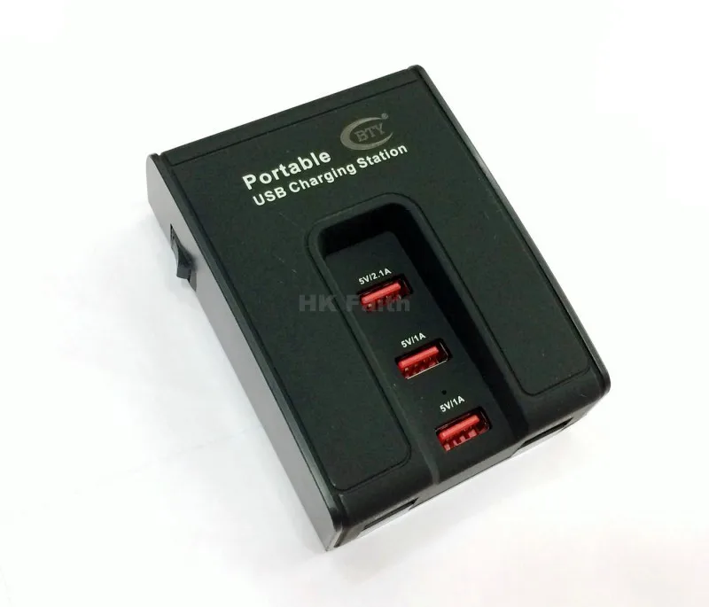USB 5-Port Charging Station 100-240V 50/60Hz US/EU Charger Output DC 5V5A 5USB Mobile Tablet BTY M3005 | Электроника