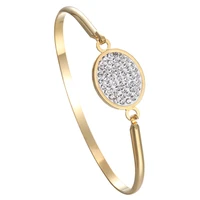oval high grade cross heart mather stainless steel bracelet for women gold circle square shape for women girls best gift