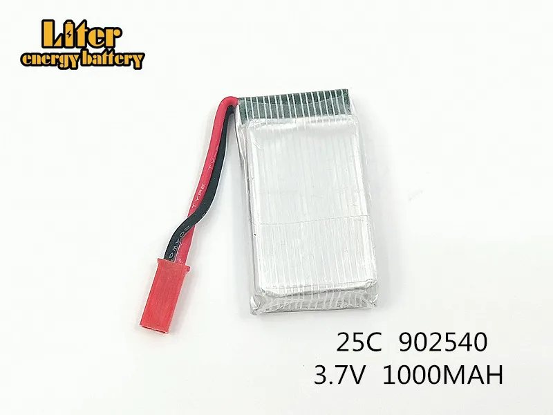 Литий-полимерный аккумулятор 3 7 в 1000 мАч для квадрокоптера UAV MJX X400 X300C X800 RC aircraft HJ818