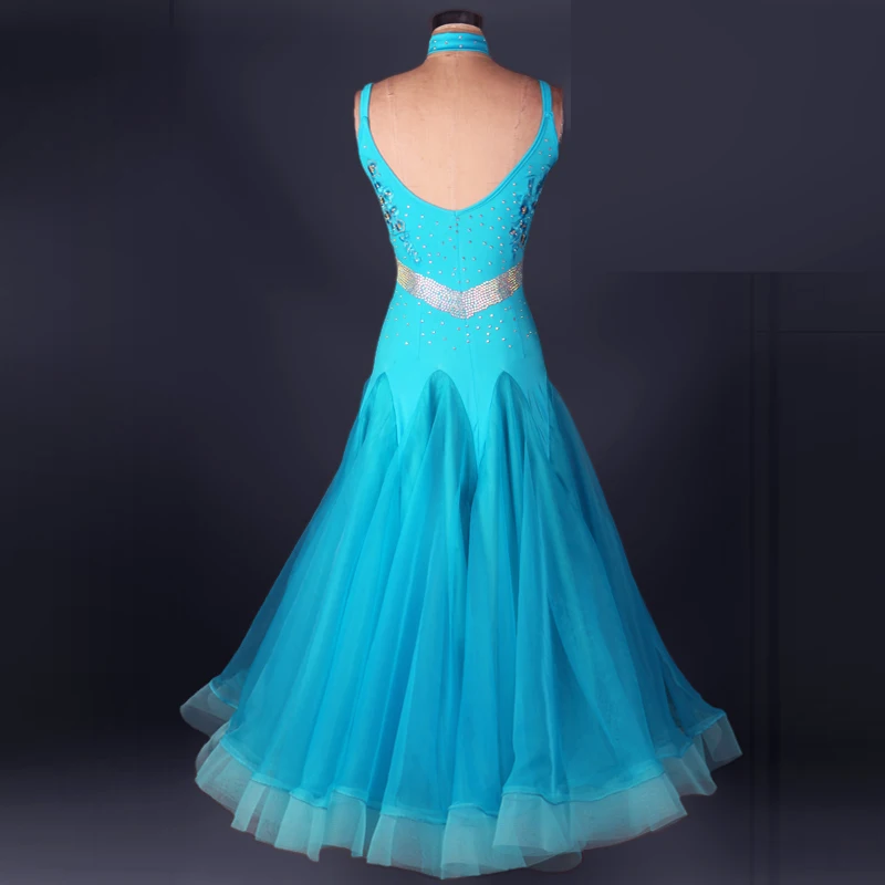 Костюм для бальных танцев сексуальное женское платье без рукавов из спандекса со