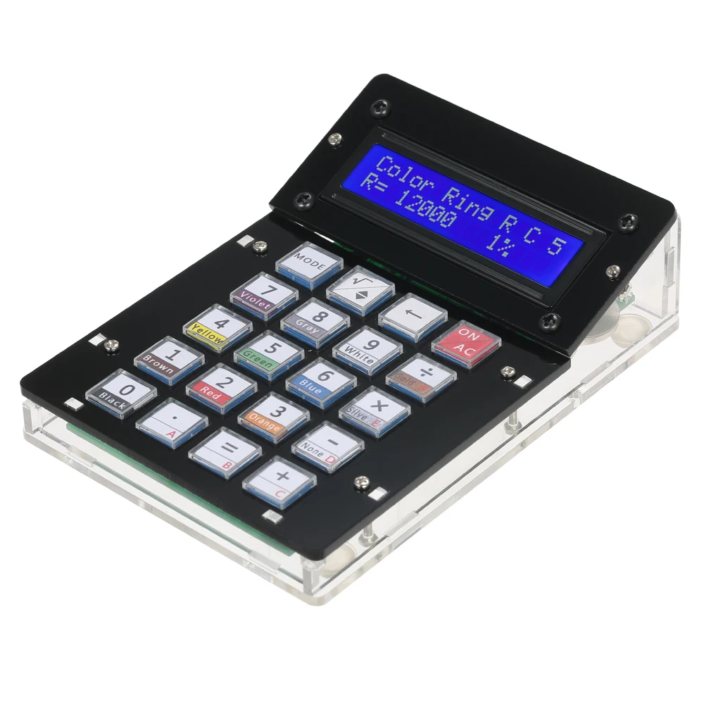 DIY Calculator Counter Kit with Acrylic Case Multi-purpose Electronic Electronics Computing LCD Display | Инструменты
