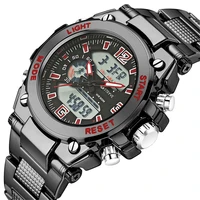 stryve 80148018 mens sports watches military 1224 hour electronic clock quartz digital stainless steel watch horloges mannen