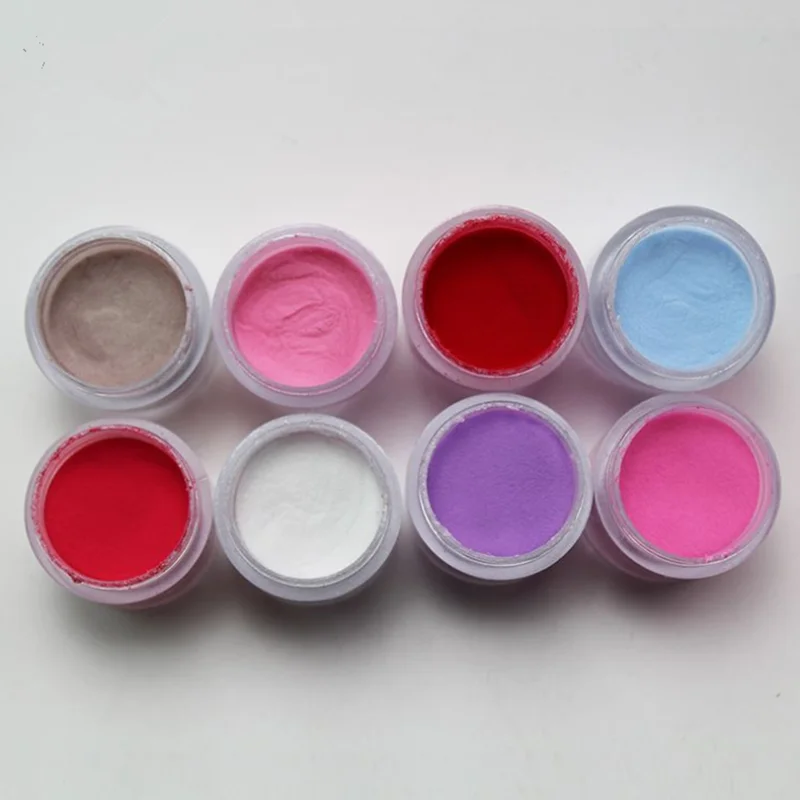 10ml Nude Color Dipping Powder Acrylic Glitter Without Lamp Cure Nail Dip Summer Gel Natural Dry 8colors Wholesale | Красота и