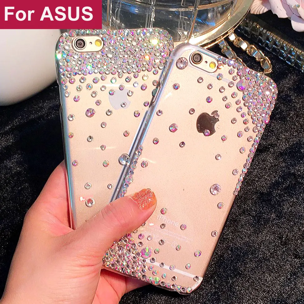 Красочный чехол со стразами для Asus ZenFone 3 4 Ultra Laser Max Deluxe GO Zoom Selfie Pro Live AR V | Мобильные