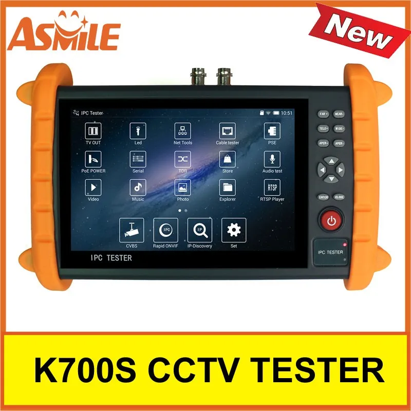 7 дюймовый сенсорный экран 1080P HDMI IP/CVBS камера для тестирования CCTV|poe test|tester ip cameratester