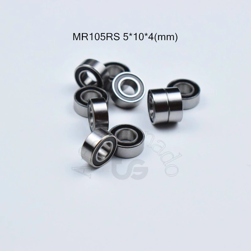 MR105RS 5*10*4 (мм) 10 шт. Бесплатная доставка подшипник Миниатюрный с резиновым