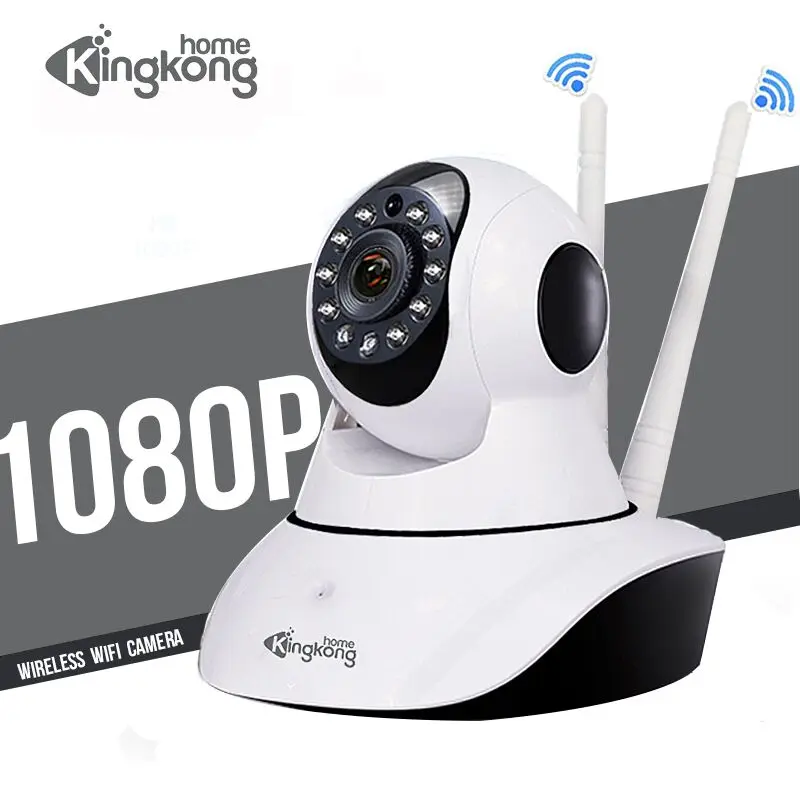 Kingkonghome Wi Fi камера 1080 P IP Беспроводная ip безопасность умная PTZ видеонаблюдения s