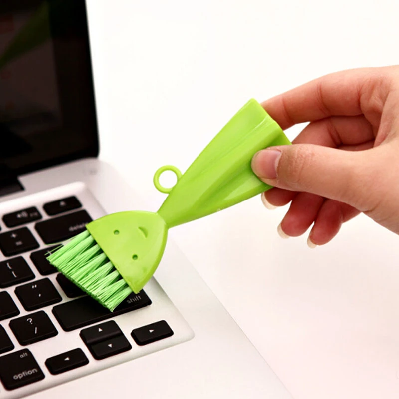 plastic kitchen cleaning supplies Computer Brush smile hanging brush to the gap home accessories |