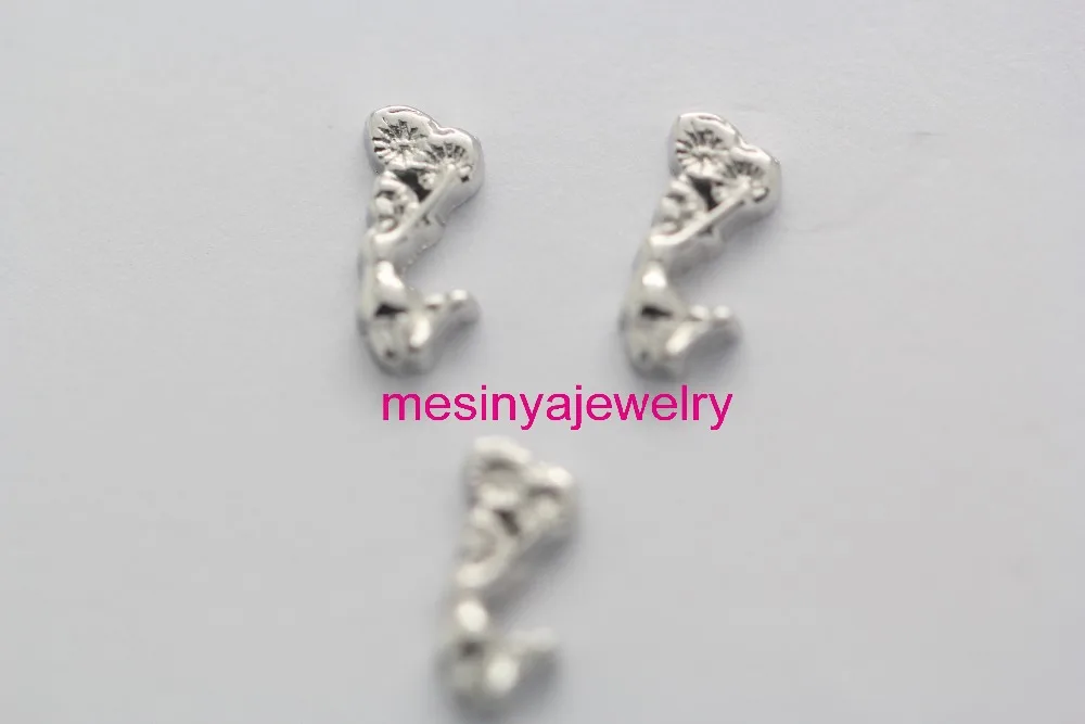 10 шт. плавающие шармы-держатели для стеклянного медальона минимальная сумма 15