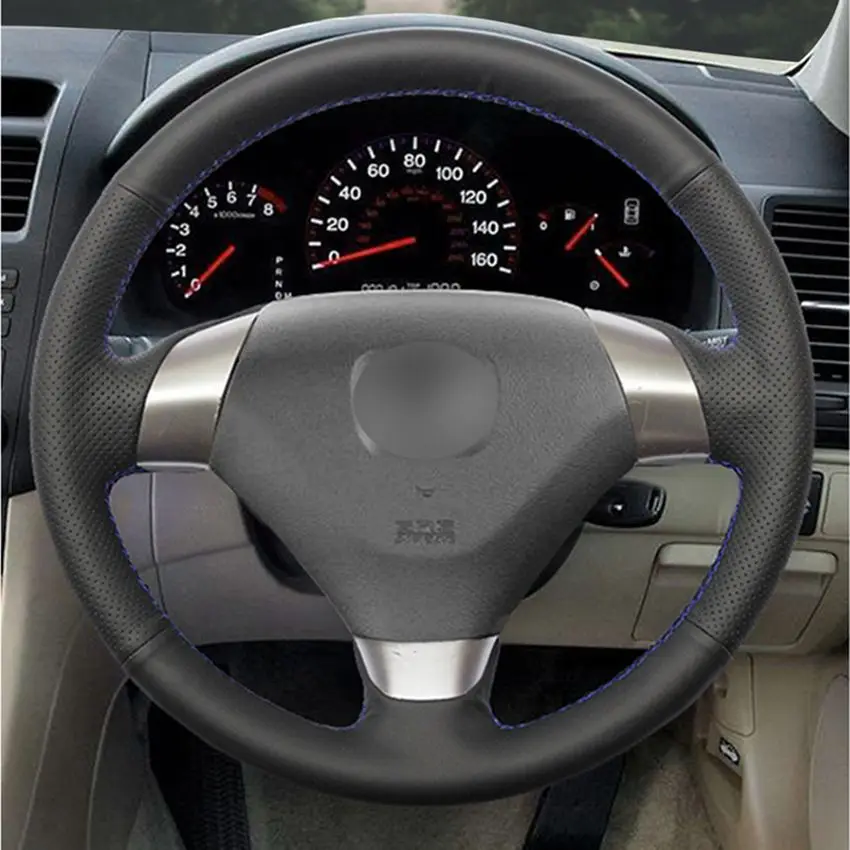 Искусственная кожа для Honda Accord 7 Coupe 2003 2007 (3 спицы)|Чехлы на руль| |
