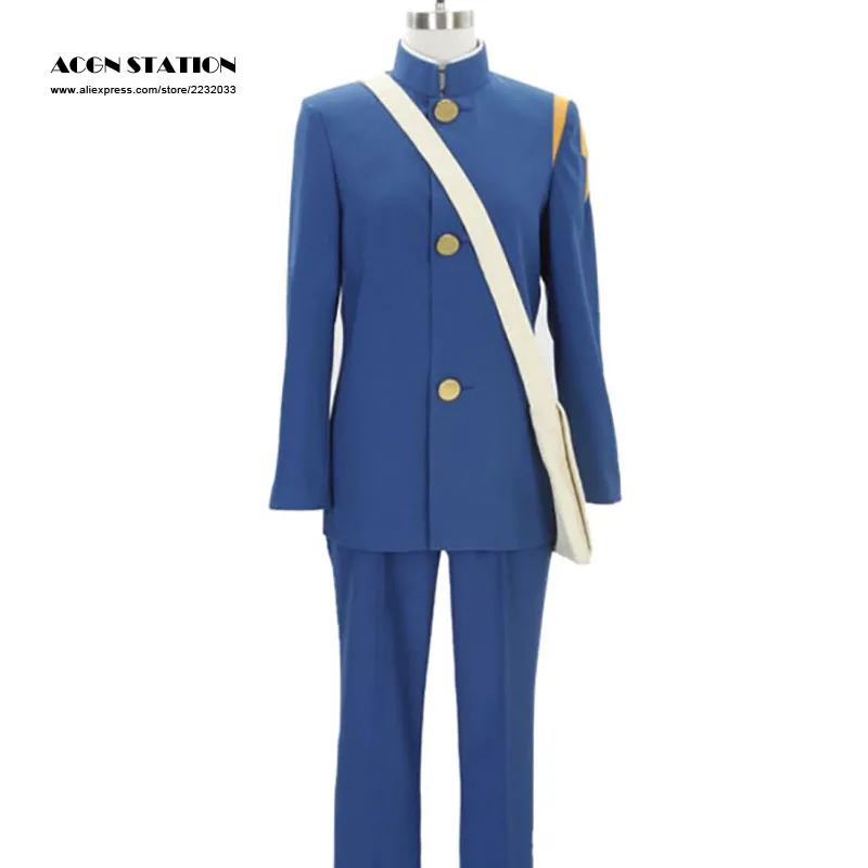 Костюм для косплея аниме "Инадзума Илевен: Переход вперед" зимней формы Раймонской средней школы, с бесплатной доставкой и возможностью индивидуальной настройки.
