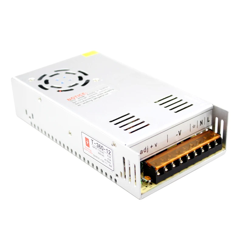 AC DC 12 В Источник питания 30a светодиодный трансформатор 220 в импульсные источники