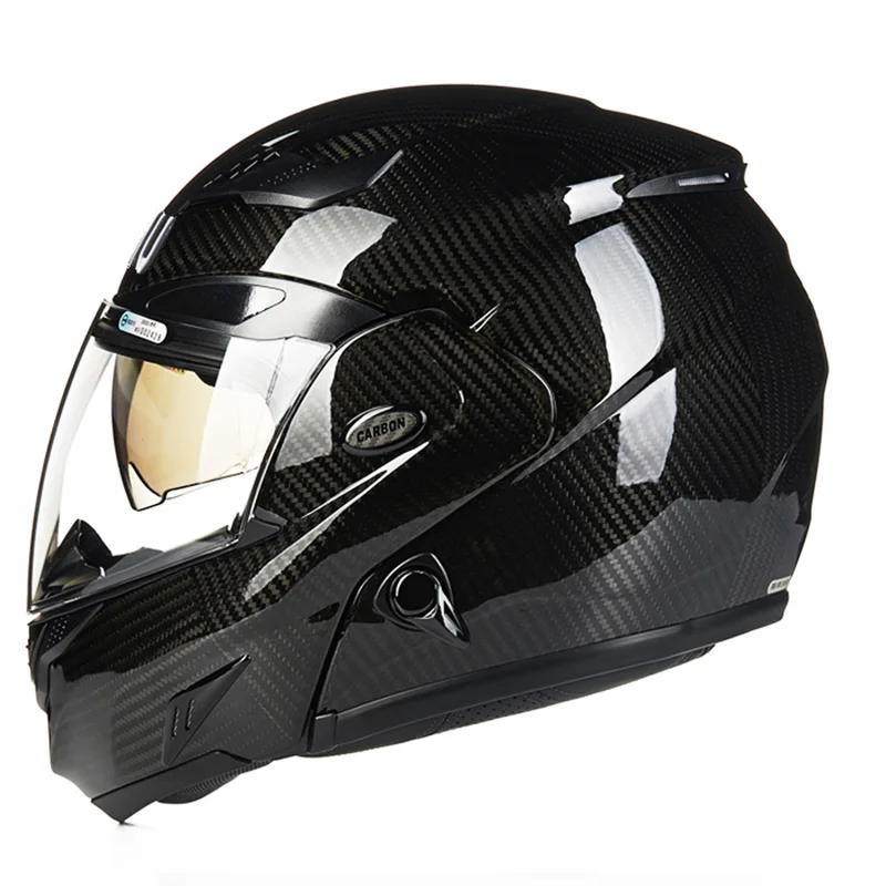 AMU Carbonfiber, флип-шлем для лица, мото, для взрослых, мужские, cascos, capacete, moto rcycle, шлем, moto rbike, шлем, мото, кросс-шлемы K7