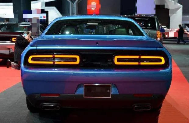 Для Dodge Challenger coupe спойлер 2 двери стиль ABS Материал заднее крыло праймер цвет задний спойлер 2013