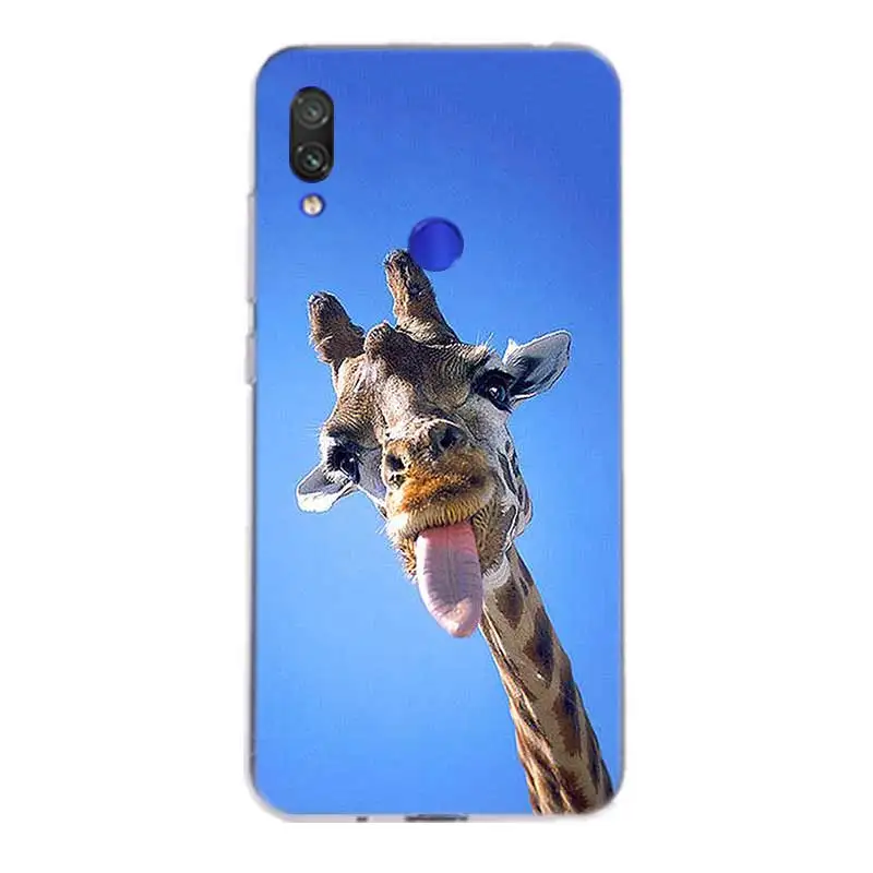 Забавный чехол с рисунком жирафа для Xiaomi redmi Note 7 Pro 6 5 4 Xiomi Redmi 4A 4X Plus 5A 6A S2