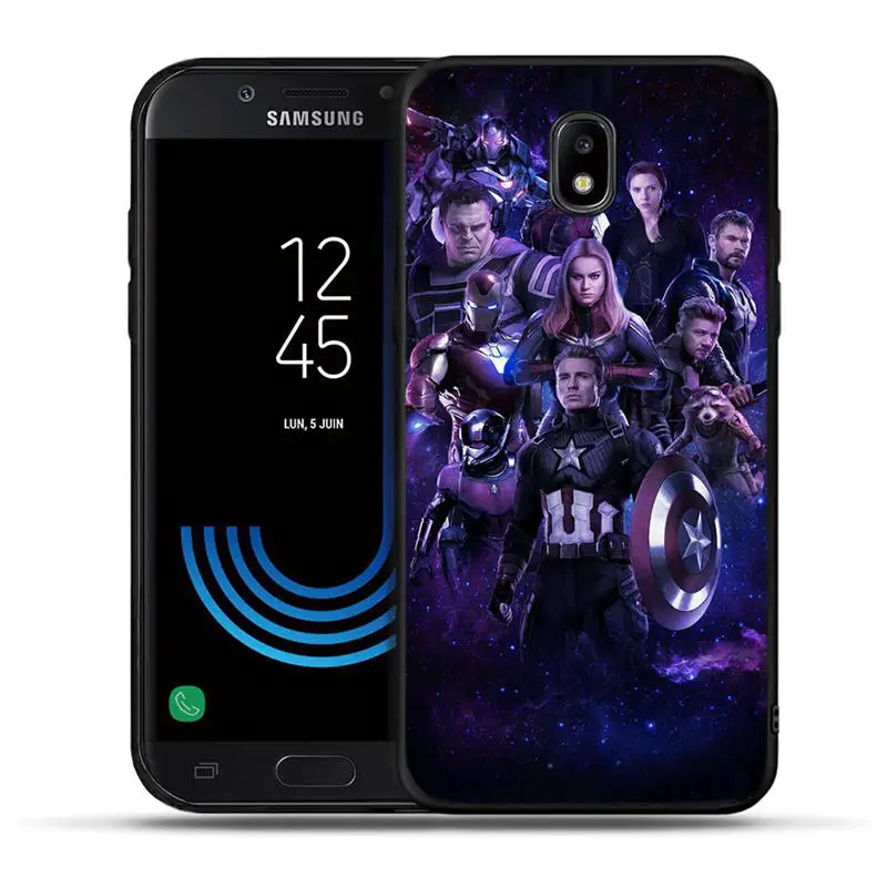 Милый чехол для Samsung Galaxy J3 J5 J7 J2 Prime G530 j4 J6 Plus J530F черный чехол из ТПУ