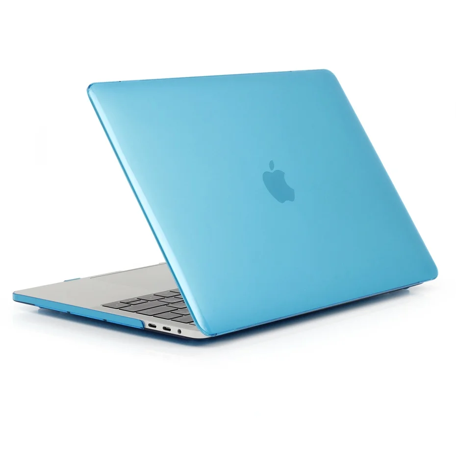 Небесно-голубой Чехол для ноутбука macbook air 13 чехол для Apple macbook air Pro retina 11 12 13 15 для mac book New Pro 13 15 дюймов с сенсорной панелью - Цвет: Небесно-голубой