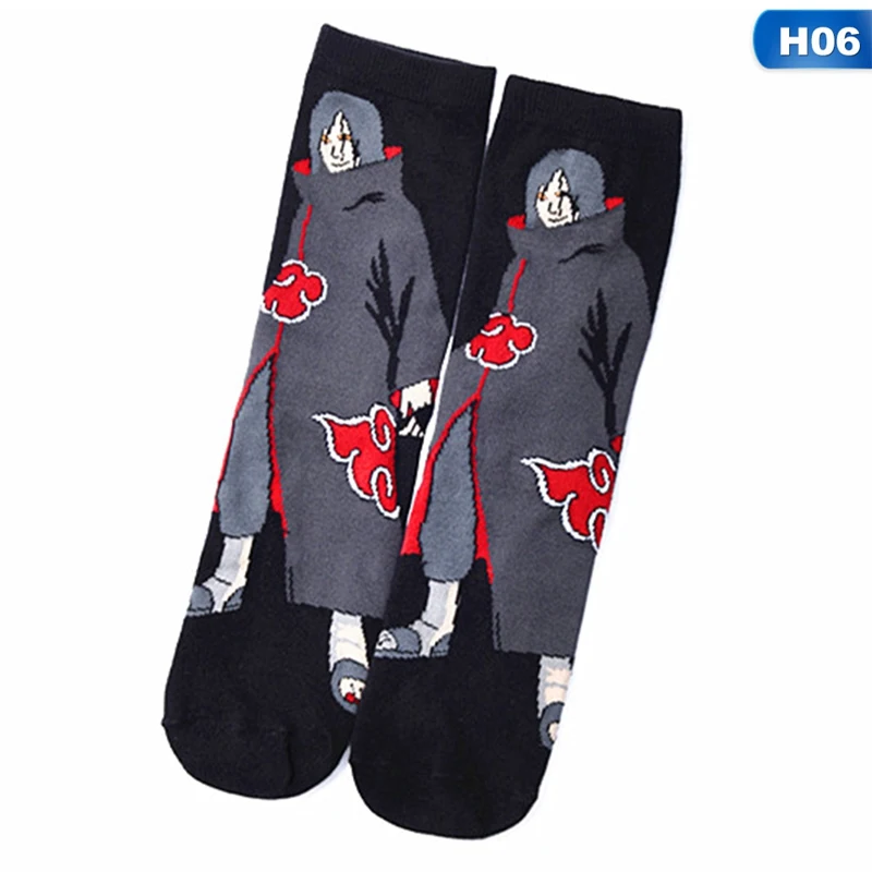 Наруто Uzumaki Naruto Uchiha Sasuke, носки для косплея, реквизит, носки, аниме Pein, весна-осень, носки для женщин, мужчин, Детские вечерние, подарки