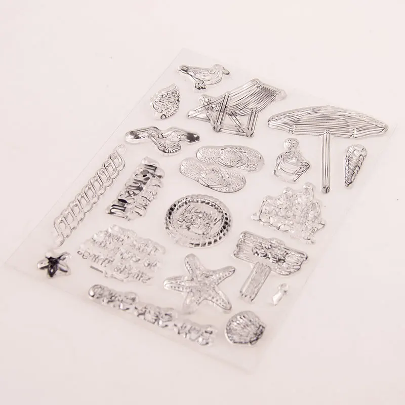 transparent clear stamps scrapbook DIY Photo card account rubber for scrapbooking 1425 | Канцтовары для офиса и дома