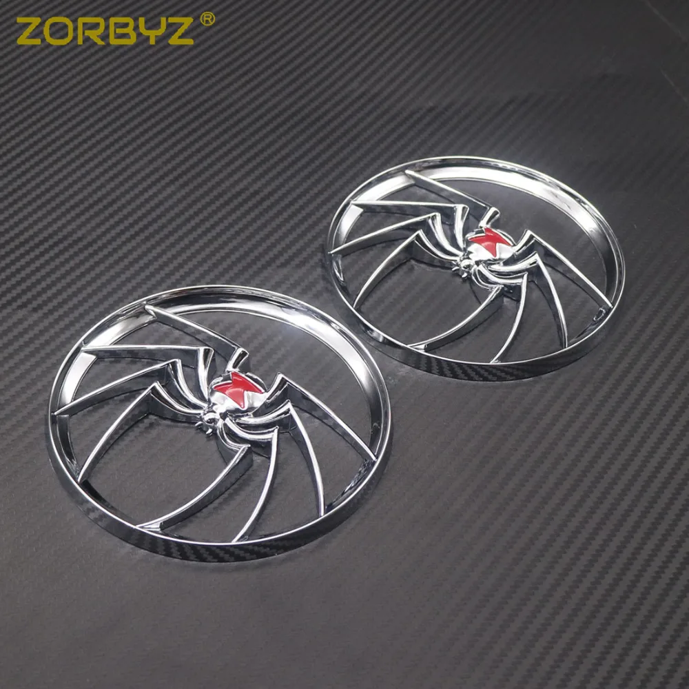 ZORBYZ 1 пара хромированных колонок в виде паука накладка гриля для Harley Electra Street Glide