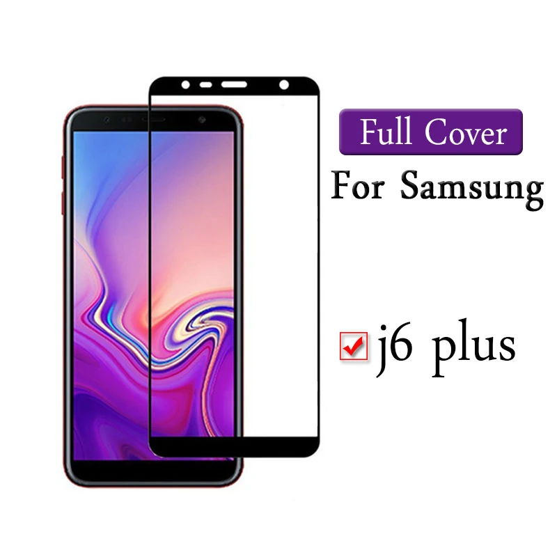 3D полное клеевое закаленное стекло для Samsung Galaxy J6 Plus покрытие экрана Защитная