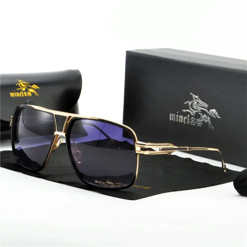 Женские квадратные солнцезащитные очки в стиле ретро дизайнерские прозрачные