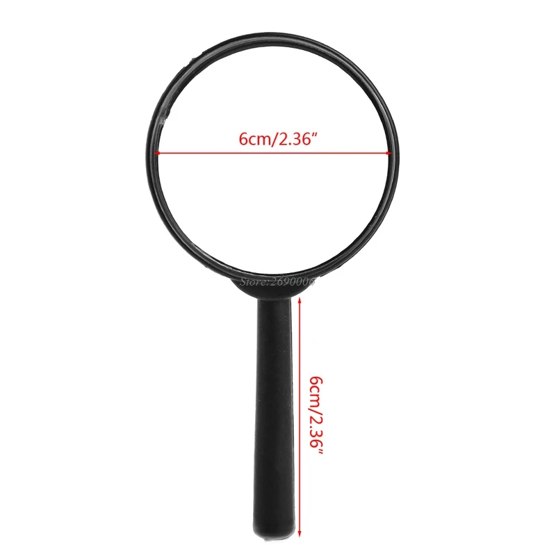 Лупа 60 ММ ручная 5X для чтения объектив JUN13|magnifier loupe|5x magnifierreading lens |