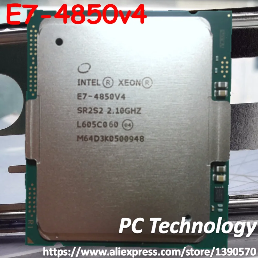 E7-4850 v4 оригинальный процессор Intel Xeon E7-4850v4 CPU 16-cores 2 10 ГГц 40 Мб 14 нм LGA2011-3 E7 4850v4