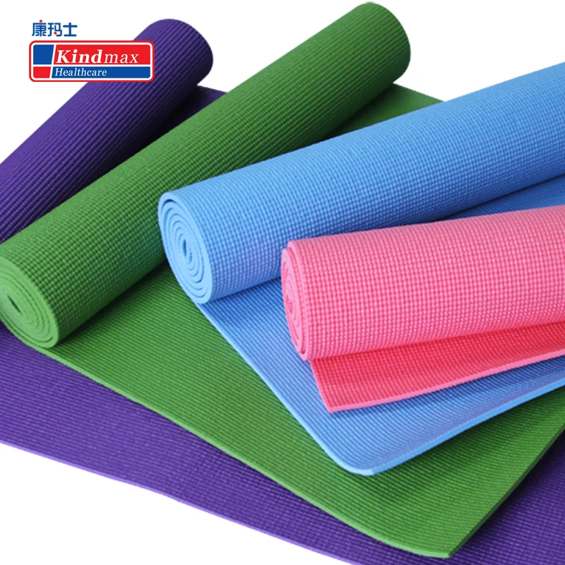 Kindmax упражнения Коврики 6 мм толстой нескользящей Йога мягкий Пилатес S