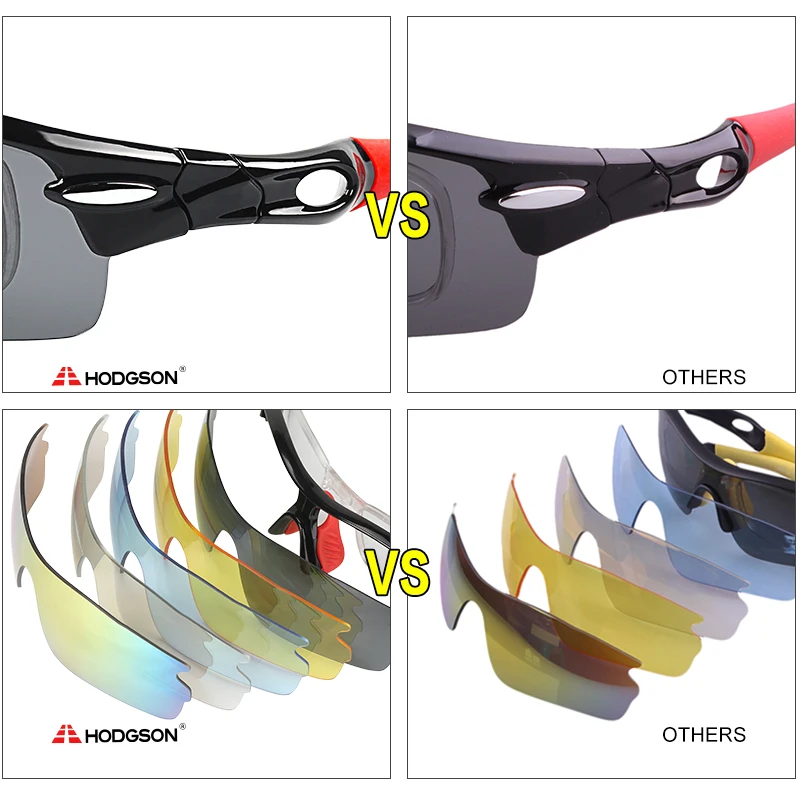 1019 ходжсон бренд мужской съемный профессиональный велосипедные очки