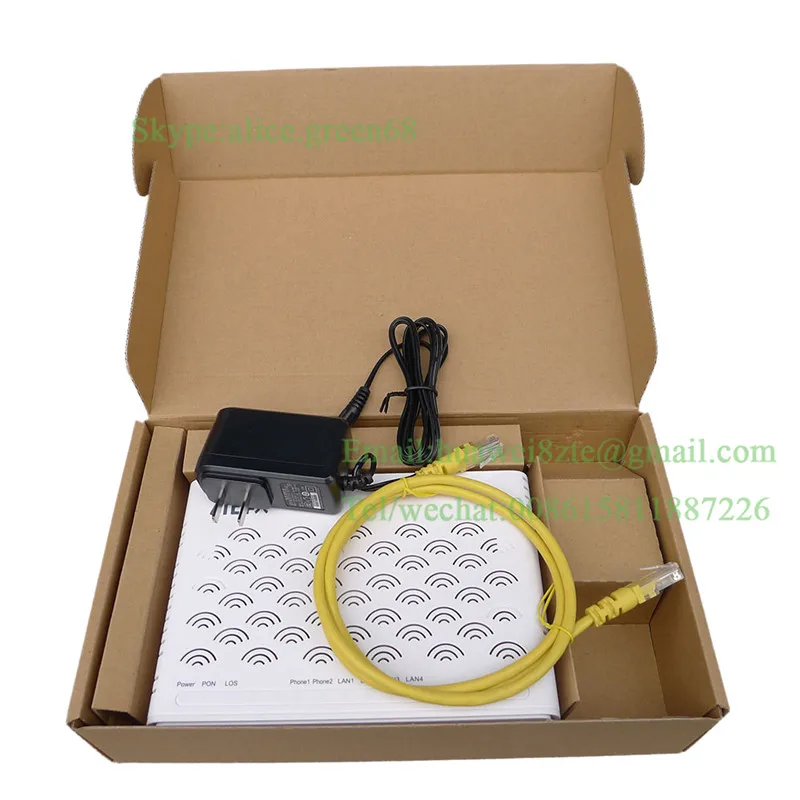 Оригинальный ZTE GPON ONU F620 V5 с 4FE портами и 2 голосовыми портами|Оптоволоконное