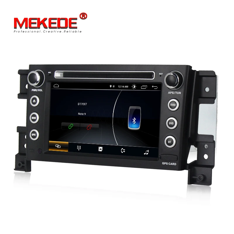 MEKEDE четырехъядерный Android 8 1 Автомобильный gps навигационный головное устройство