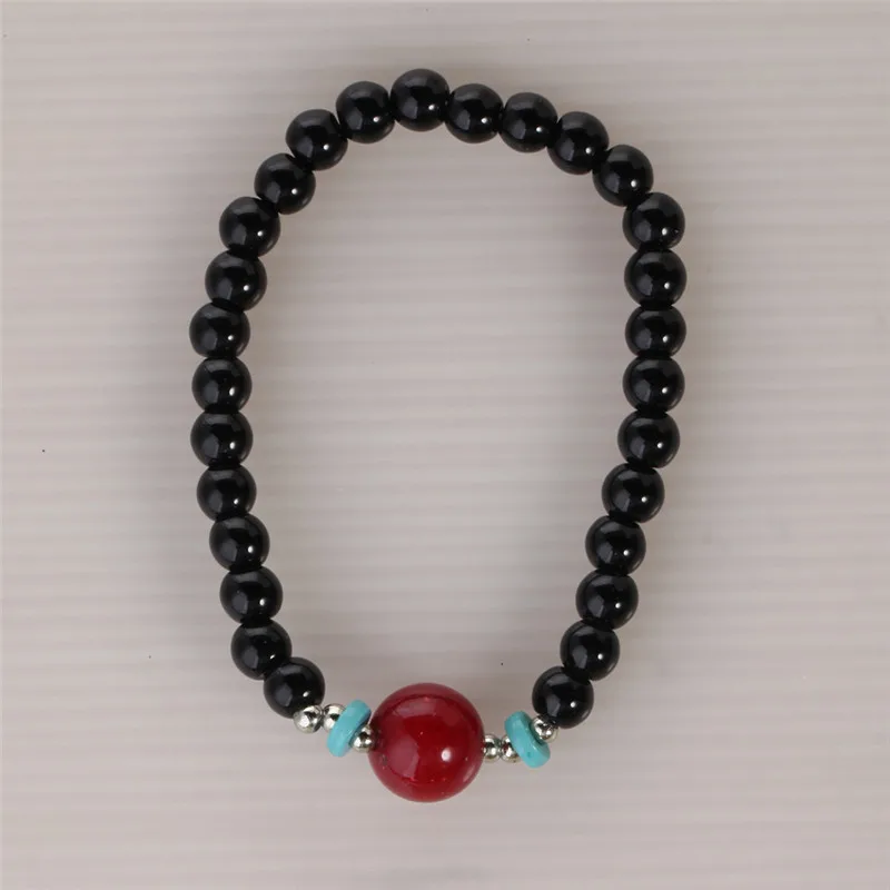 

Bohemian Heart Wings Face Glazed Stone Feather Beaded Bracelets For Women Trendy Glass Bracelet Wedding Jewelry Sieraden