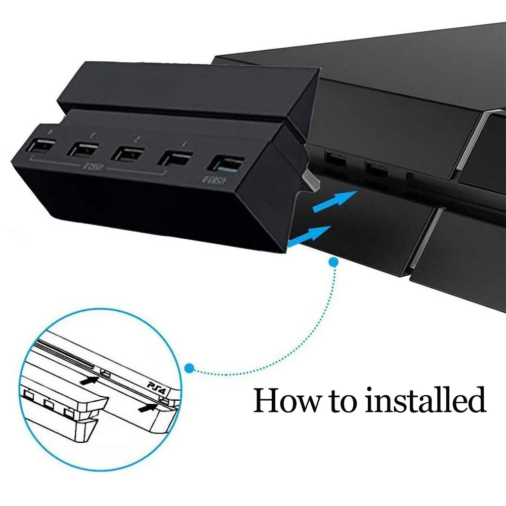 5 USB порт концентратор для PS4 высокоскоростное зарядное устройство сплиттер