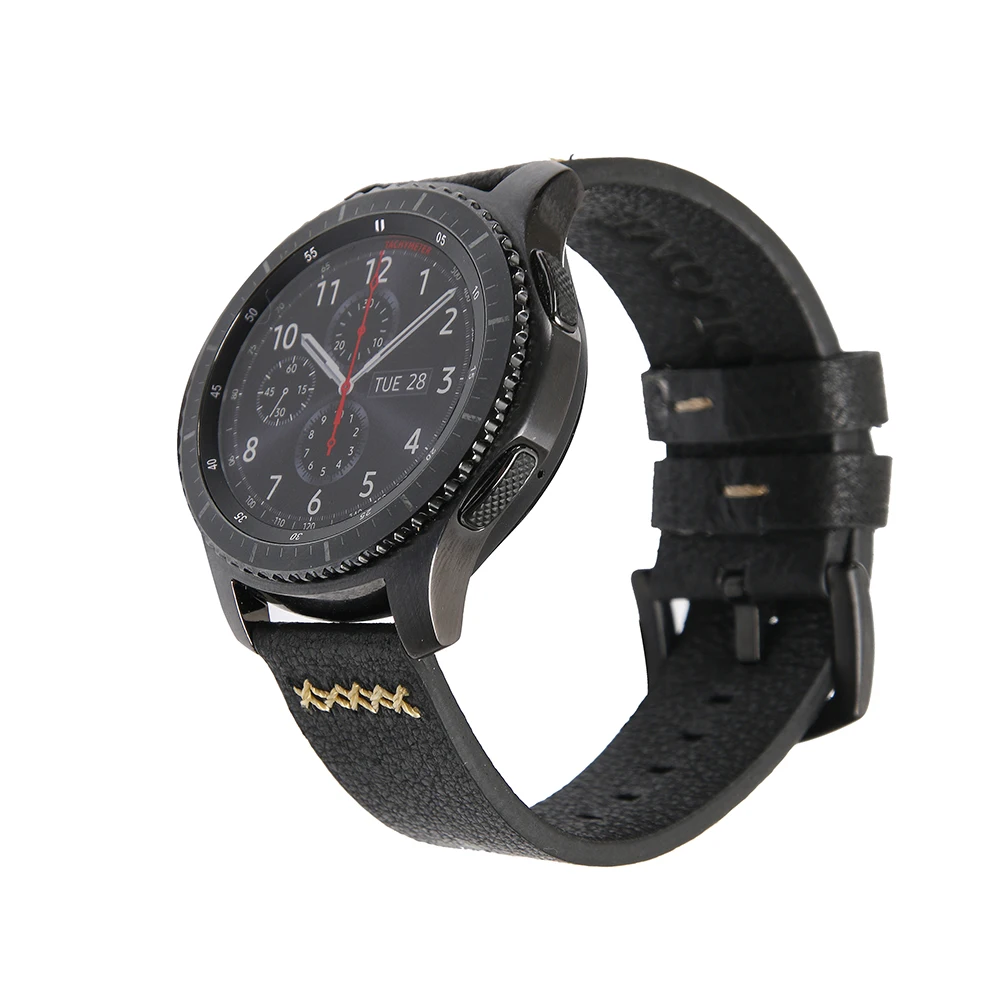 Лучший ремешок для Samsung Gear S3 frontier/классический часов ручной работы из натуральной
