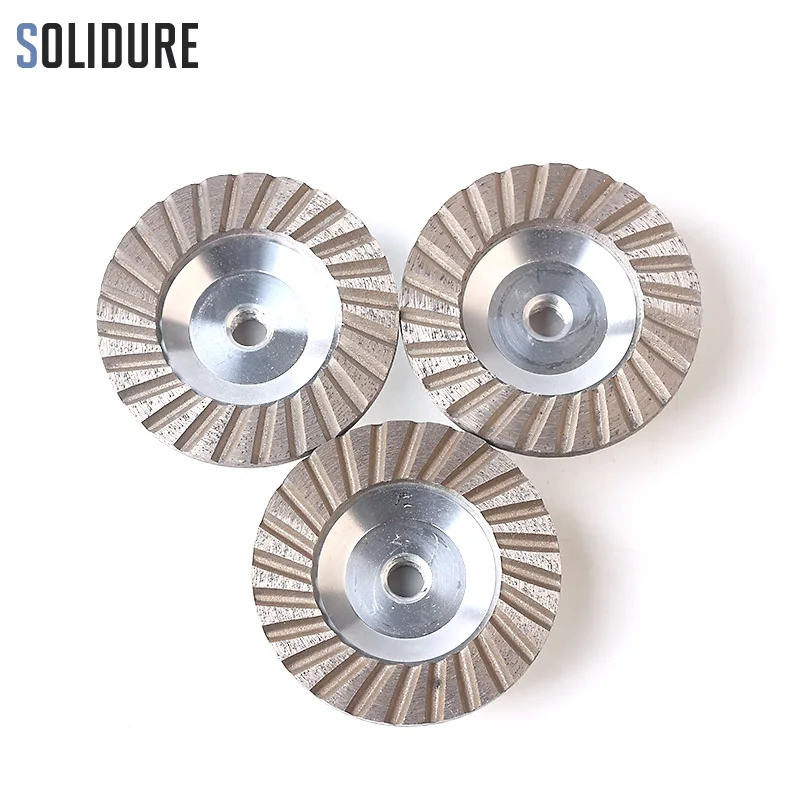 3pcs/set 100 mm diamond cup wheels 4