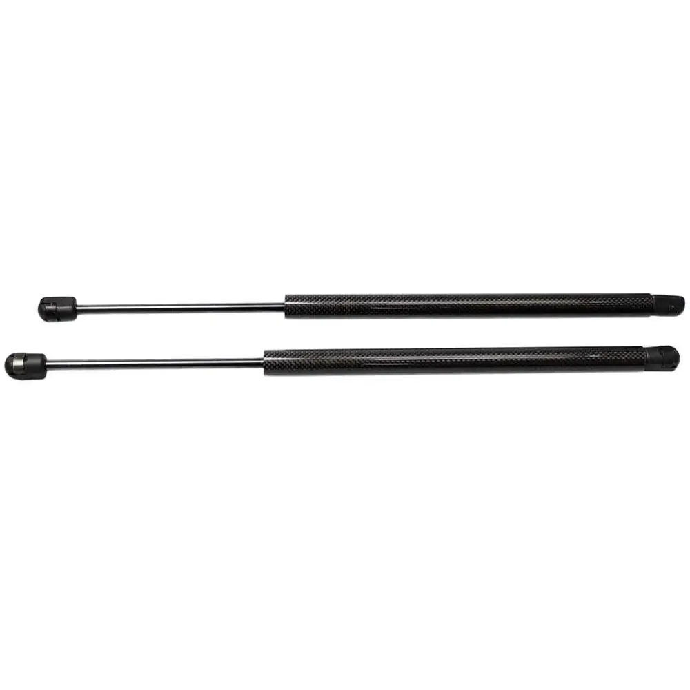 Для Jeep Grand Cherokee WH WK 2005 2006 2007 2008 2009 2010 углеродного заглушка из волокна капот спереди подъем поддерживает газовые упоры, амортизационные - Цвет: black carbon fiber