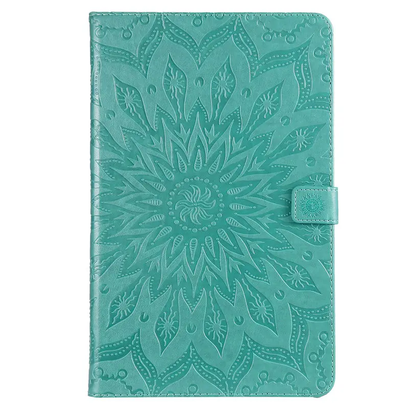 Green Модный чехол для планшета для samsung Galaxy Tab A A2 10," T590 T595 T597 SM-T590 чехол из искусственной кожи+ пленка+ ручка - Цвет: Green
