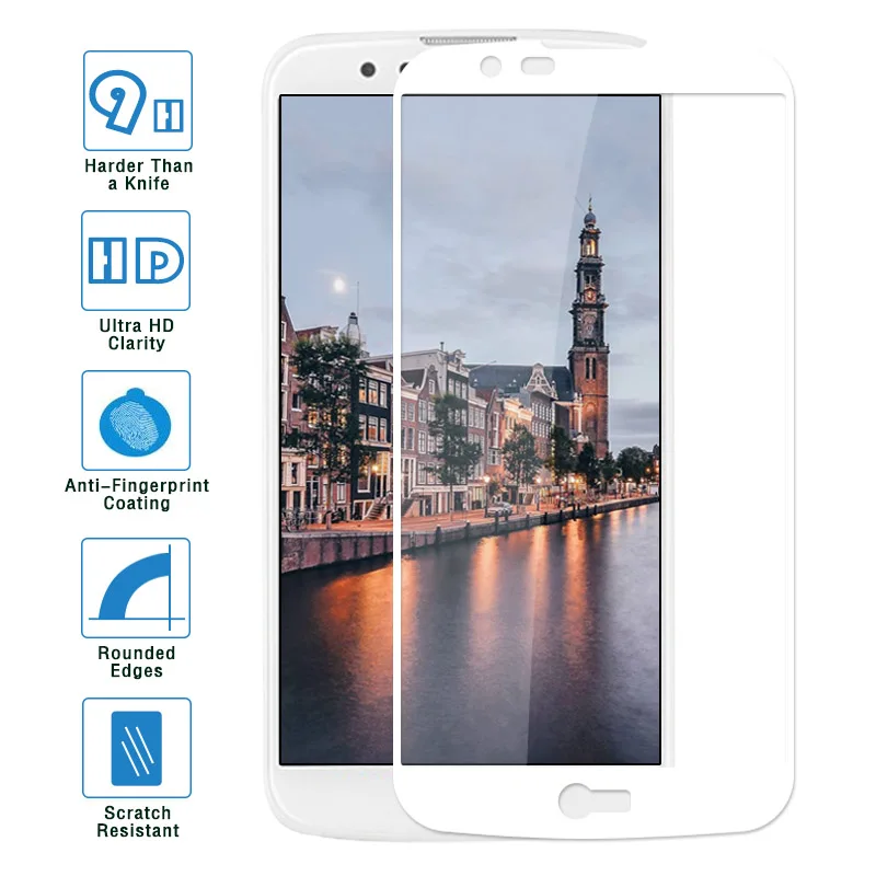 Взрывозащищенное Закаленное стекло для LG K10 LTE жесткая Защитная стеклянная