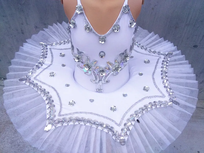 Детское балетное платье-пачка юбка маленького лебедя танцевальная принцессы