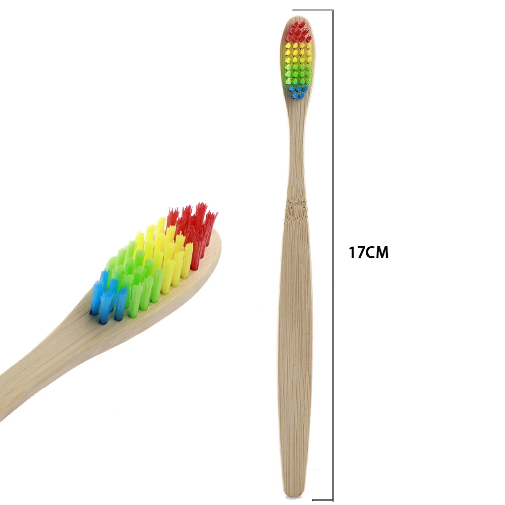 

5pcs/lot Bamboo Toothbrush Soft Bristle Dental Oral Care Travel Tooth Brush