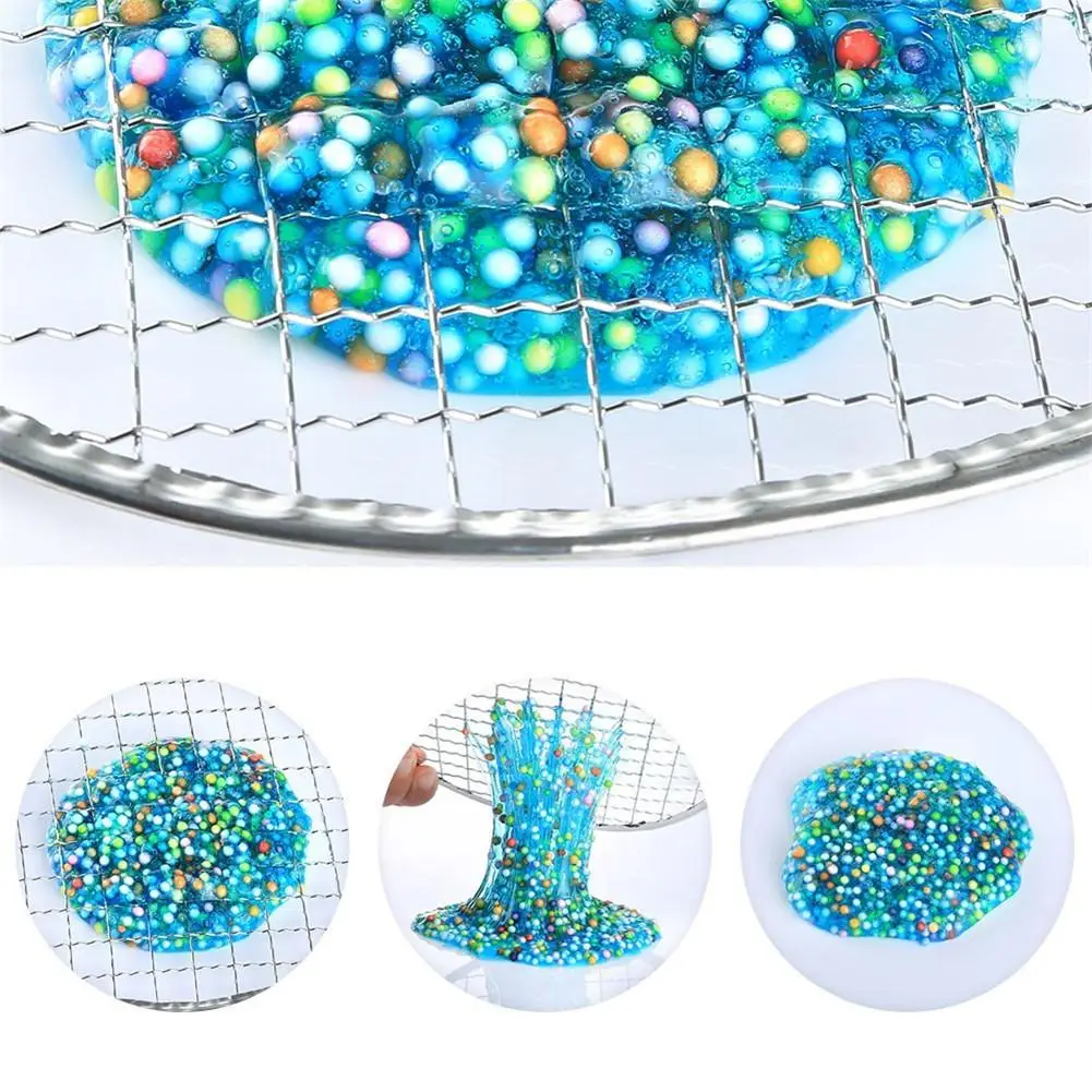 

72 Pack Making Kits Supplies For Slime DIY Handmade Color Foam Ball Granules Slime Making Material Set Toy For Children