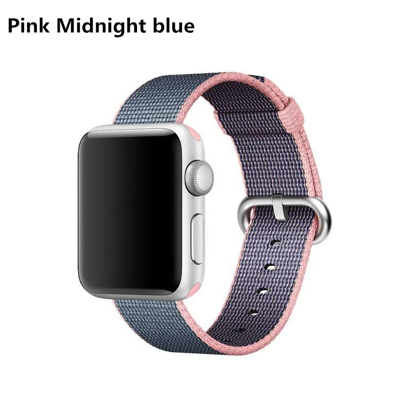 3 Спортивный ремешок для apple watch band 4 5 44 мм 40 мм iwatch band 42 мм 38 мм apple watch 5 4 3 2 тканый нейлоновый браслет аксессуары для часов - Цвет ремешка: 3