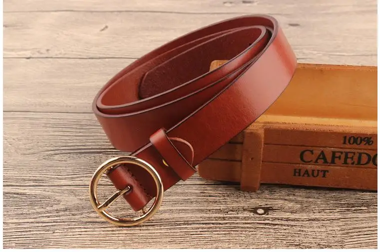 Free Shipping,quality femme fashion 100% cow leather pin buckle belt.brand genuine leather casual All-match belts,