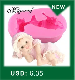 Детская коляска Свеча Fimo глина силиконовые формы для мыла день рождения инструменты для украшения тортов из мастики для шоколада для выпечки формы XL307