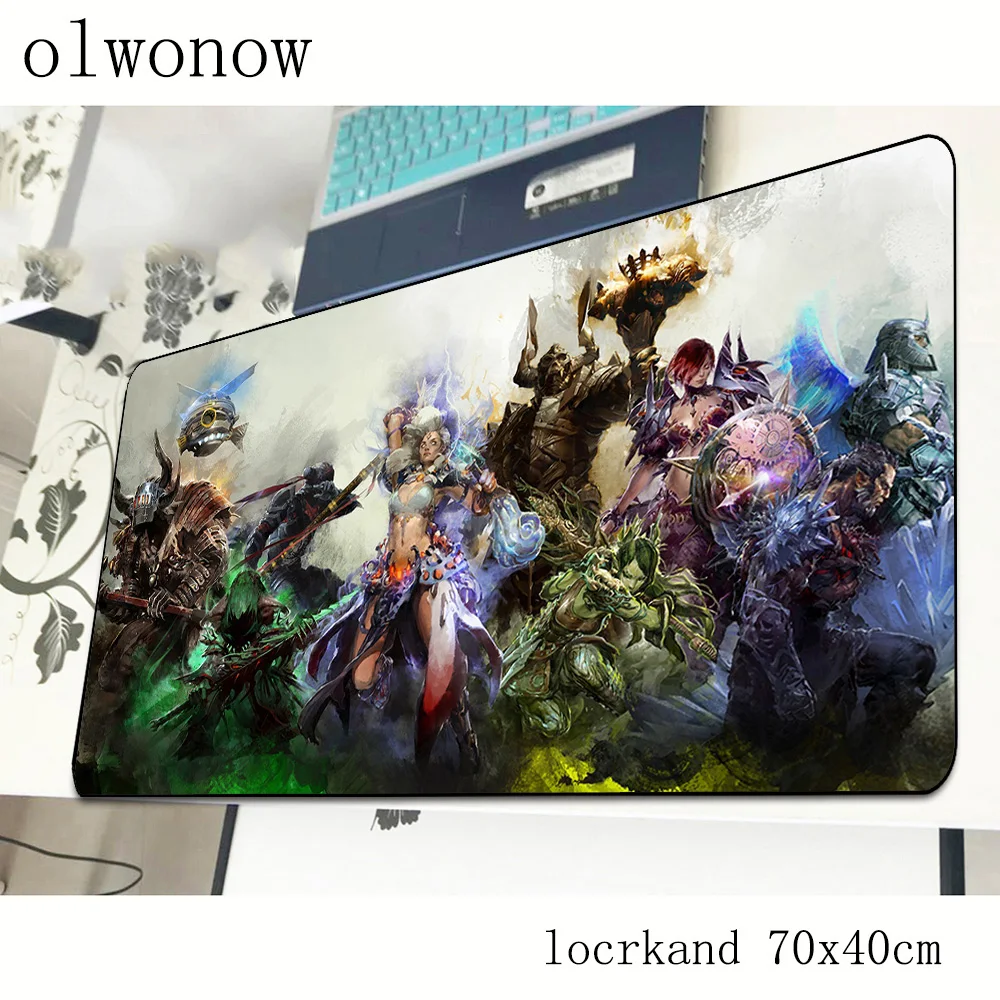 Гильдии войны коврик для мыши 700x400x3 мм Закрытая край игровой геймер толстый игра